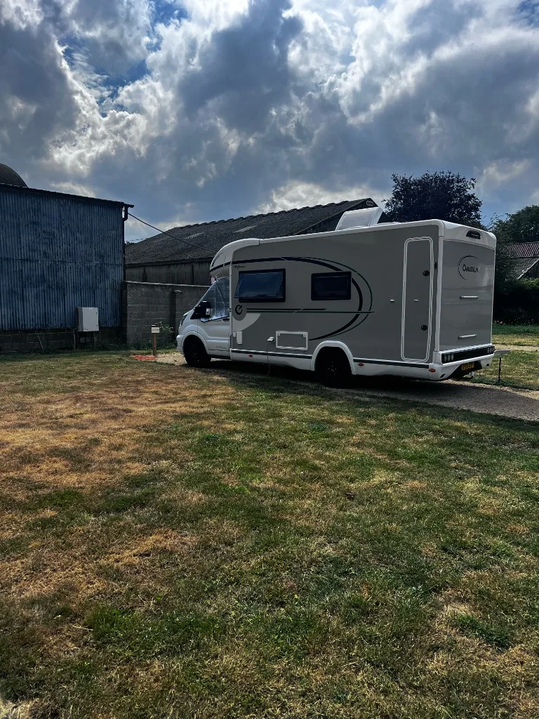 Whin Covert pitch at The Black Lion Caravan Site